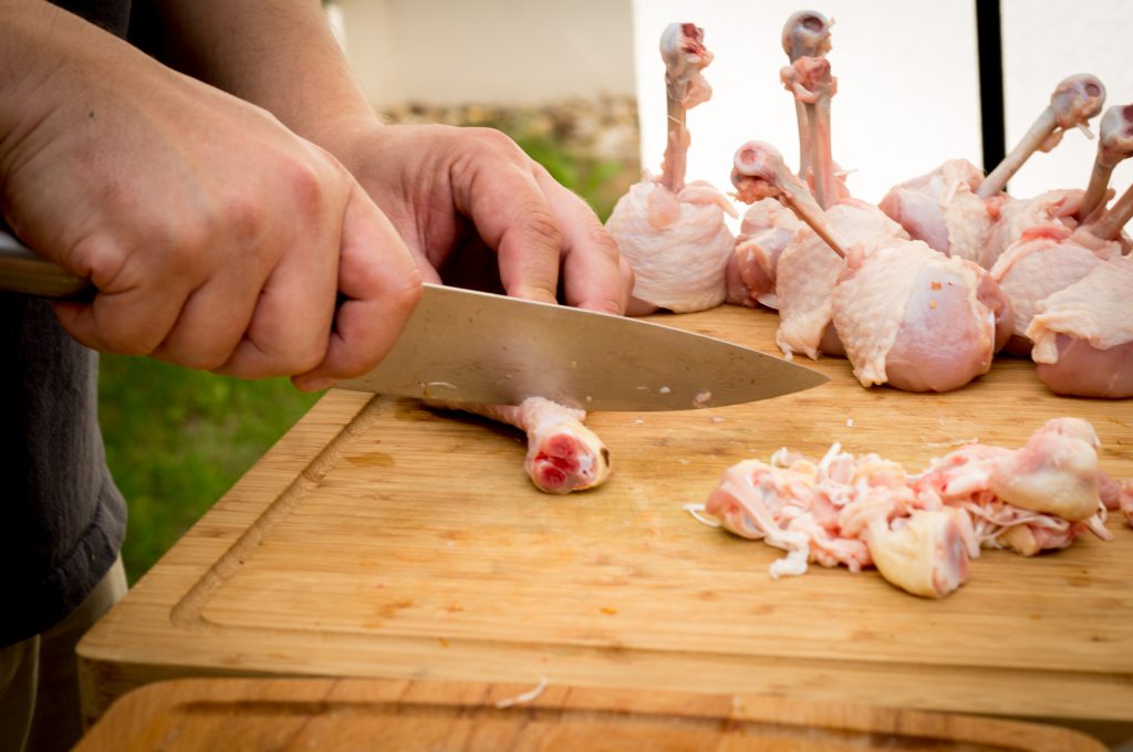 Hähnchen vorbereiten