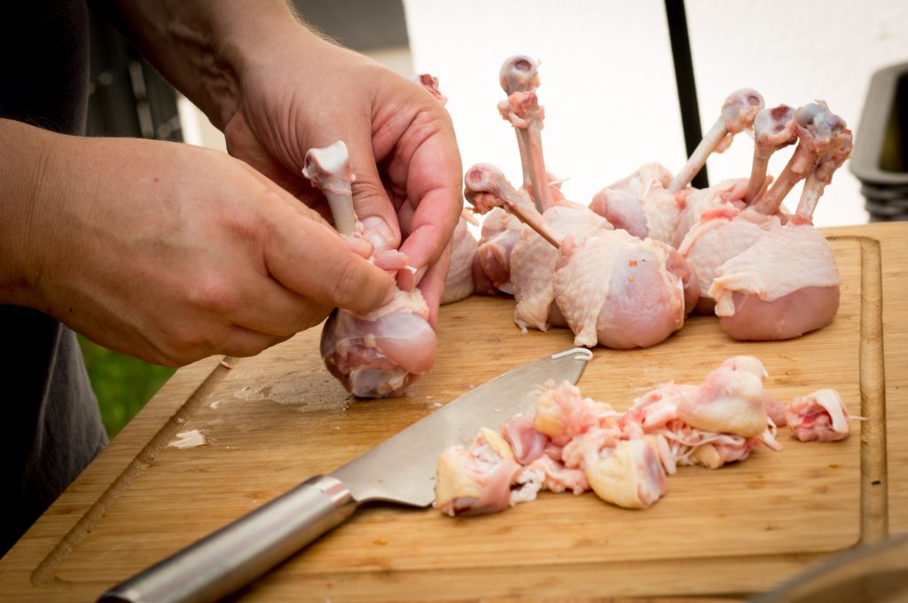 Bacon Chicken Lollipops