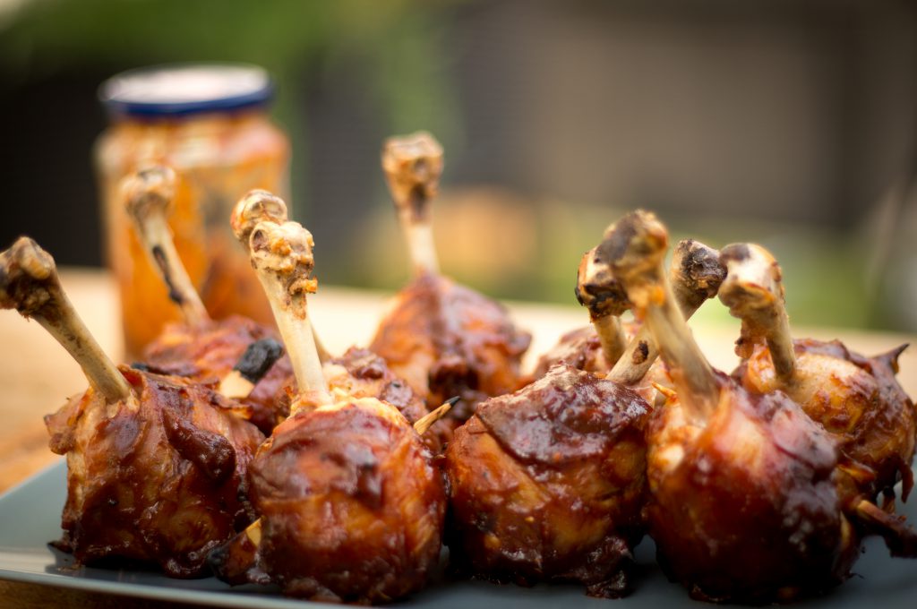 Bacon Chicken Lollipops
