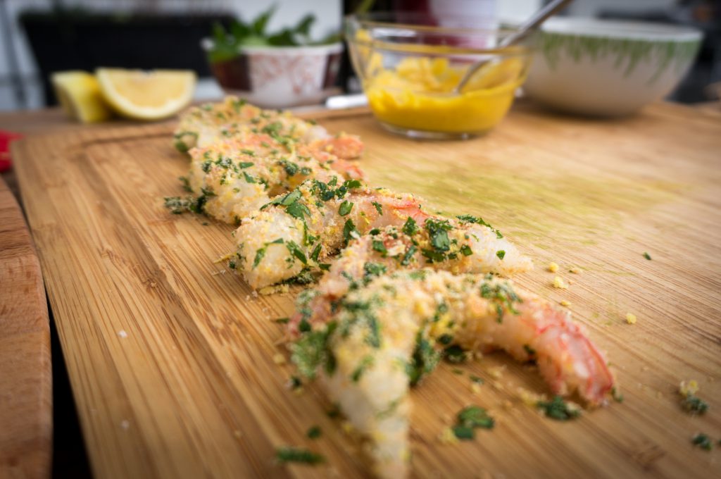 Panierte Scampi