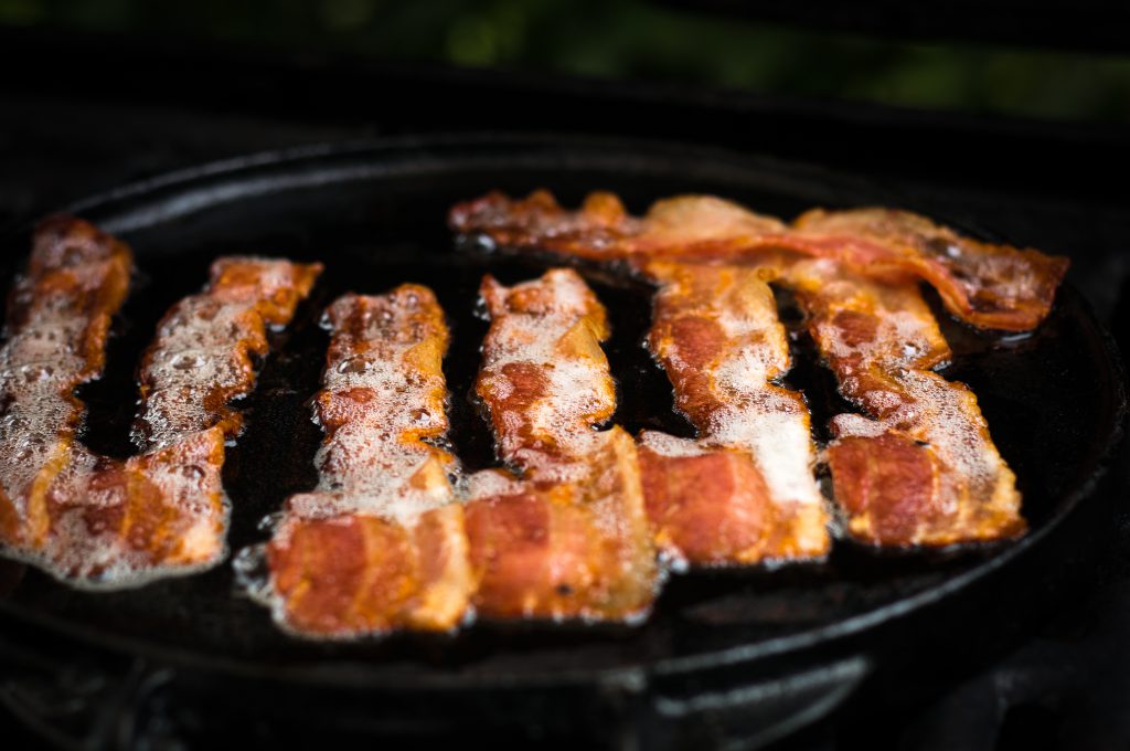 Bacon auslassen
