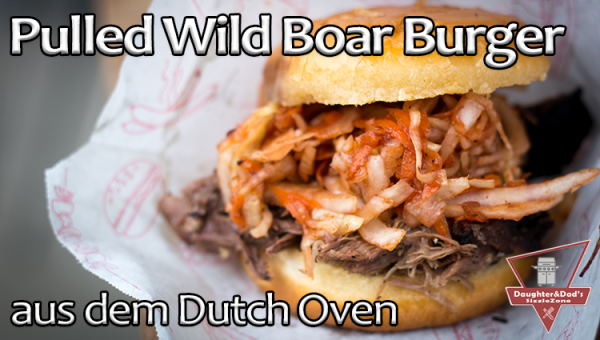 Pulled Wild Boar Burger Pulled Wild Boar Burger