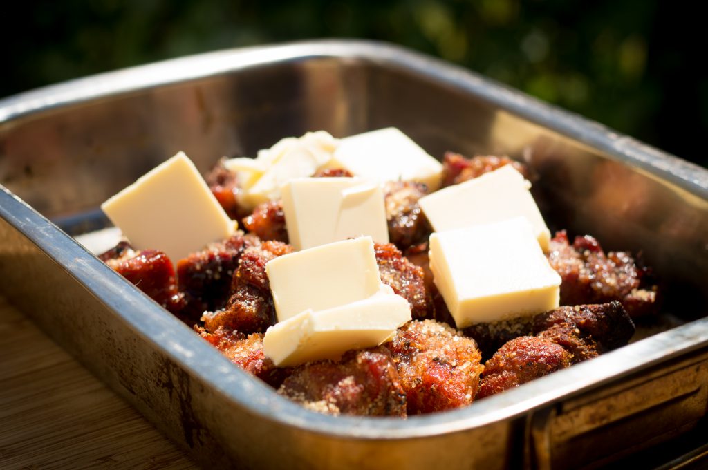 Pork Belly Burnt Ends - Schmoren
