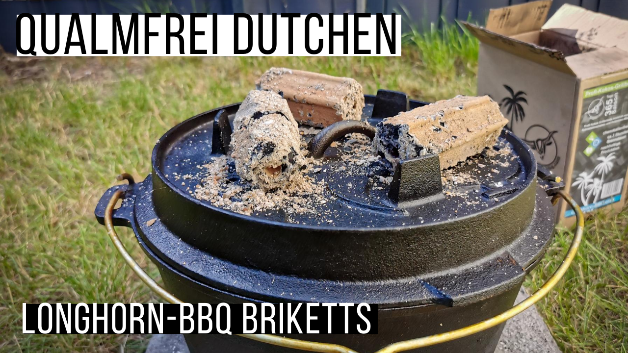 Longhorn-BBQ Briketts – Qualmfrei Dutchen