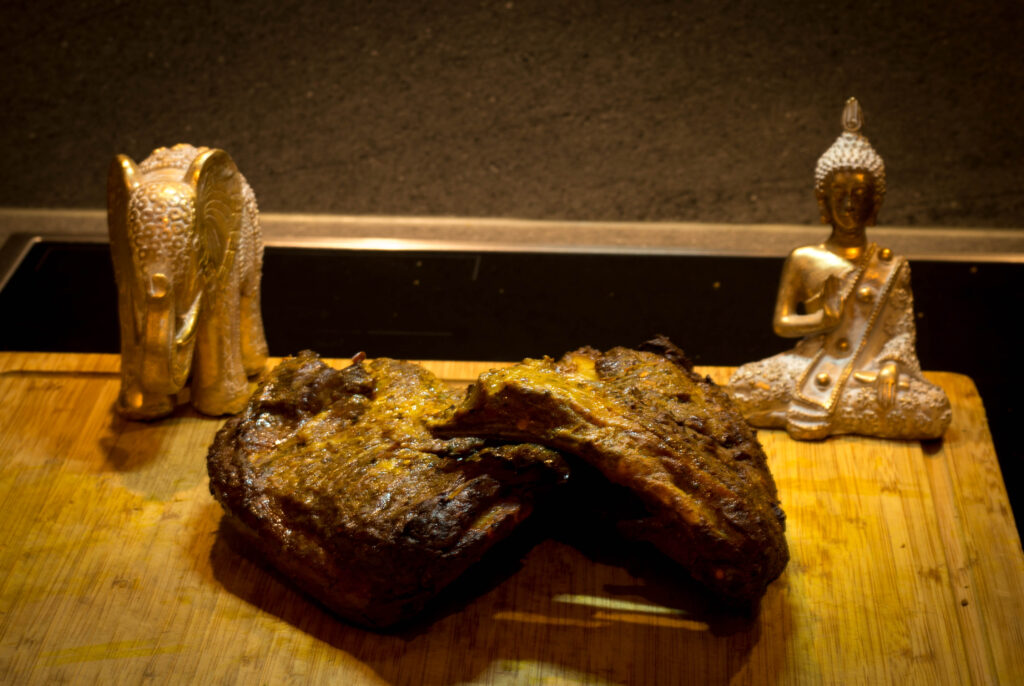 Indische Tandoori Lamm Rippchen