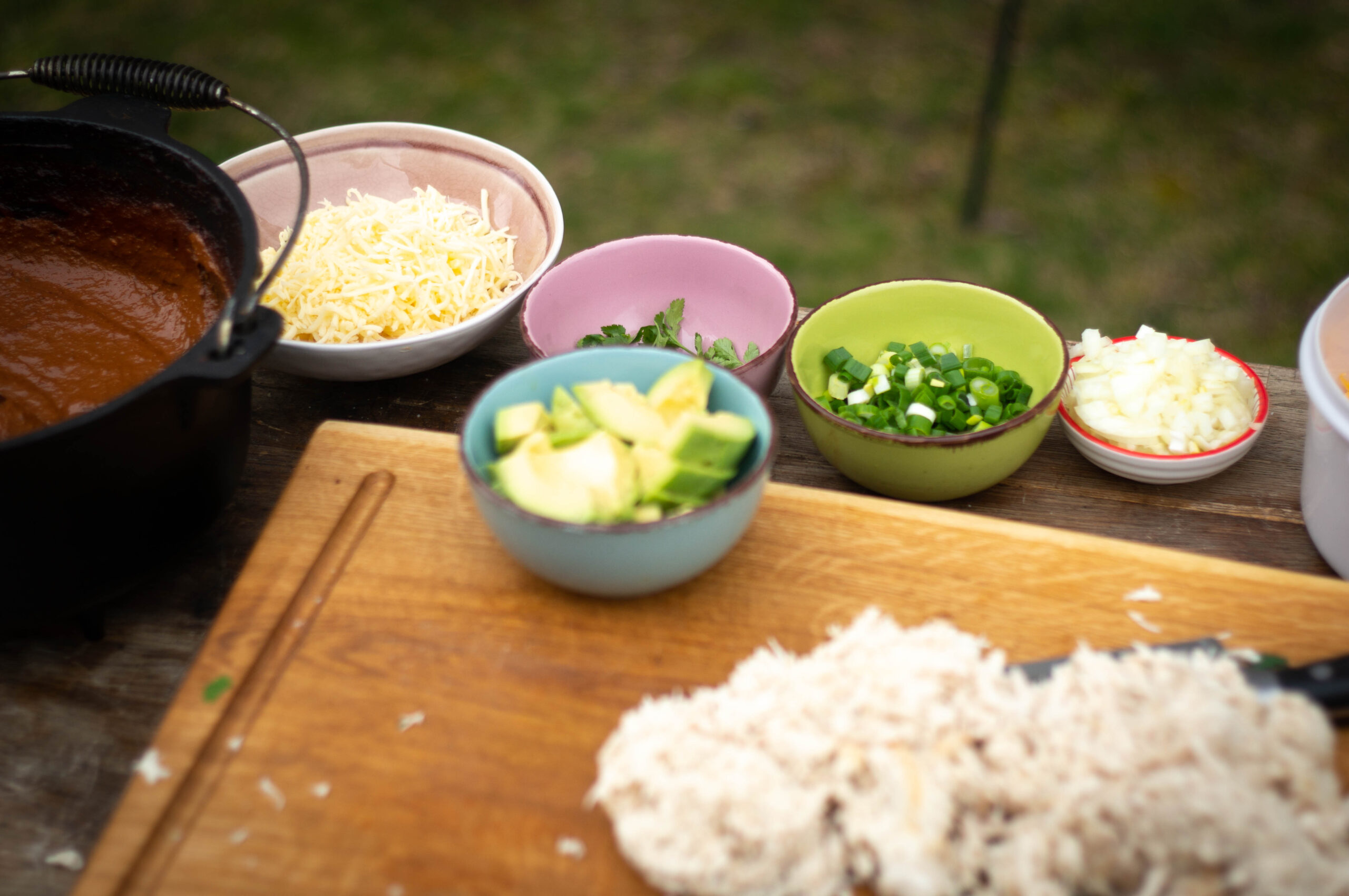 Zutaten Mole Enchiladas