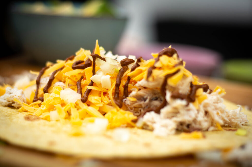 Enchiladas Füllen