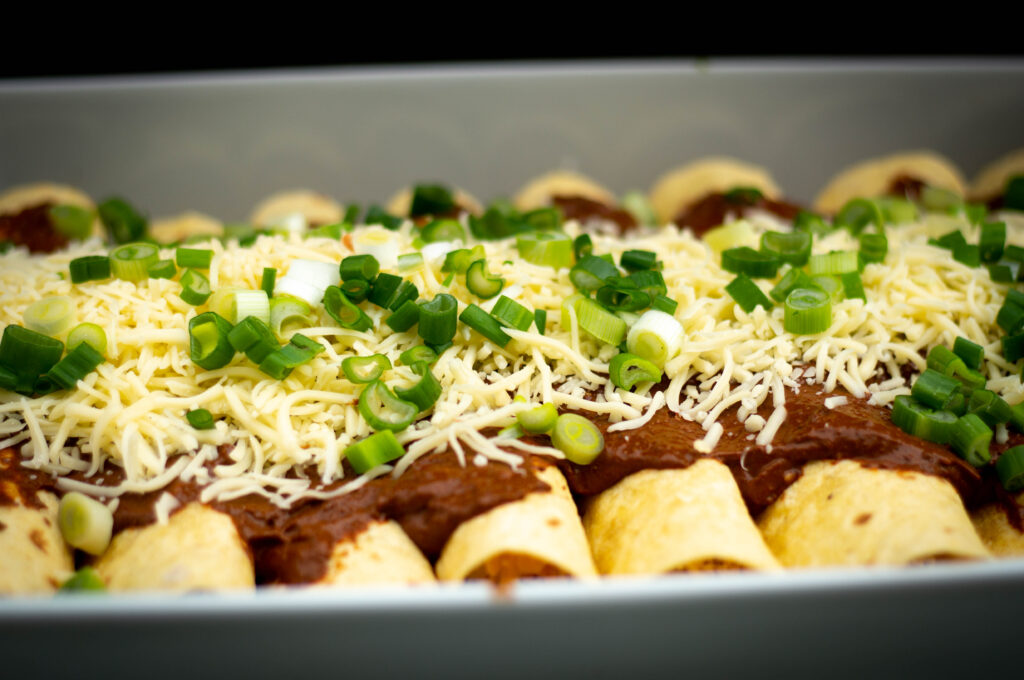 Mole Enchiladas