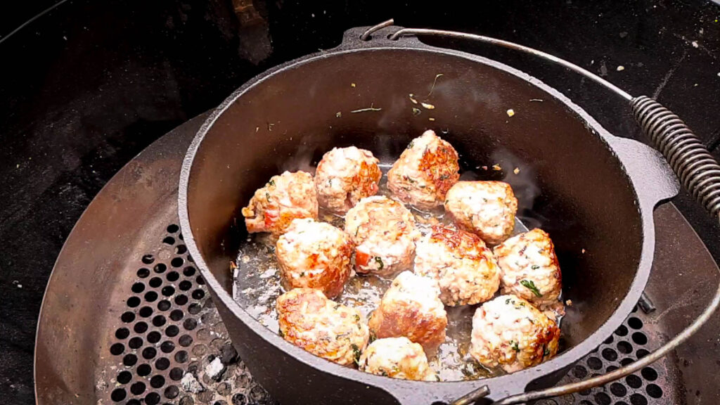 Meatballs aus dem Dutch Oven