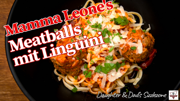 Mamma Leone's Meatballs mit Linguine