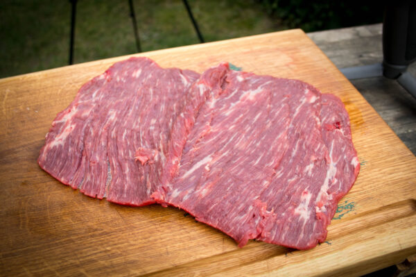 Flank Steak mit toller Maserung